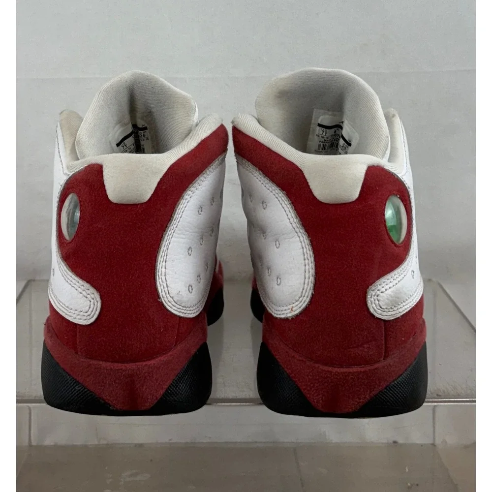 Air Jordan 13 XIII Retro White Red‎ Kids Youth Basketball Shoes Size 7Y